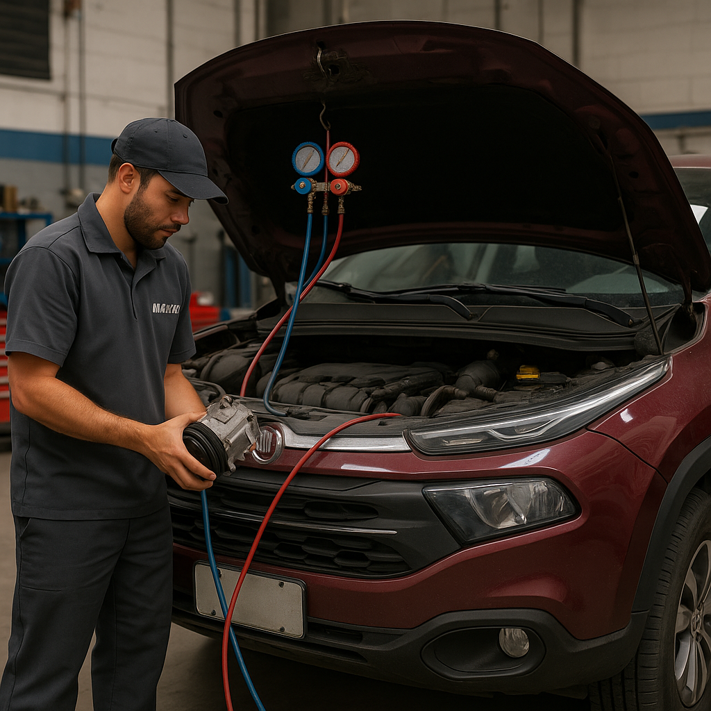 Diagnóstico de compressor da Toro