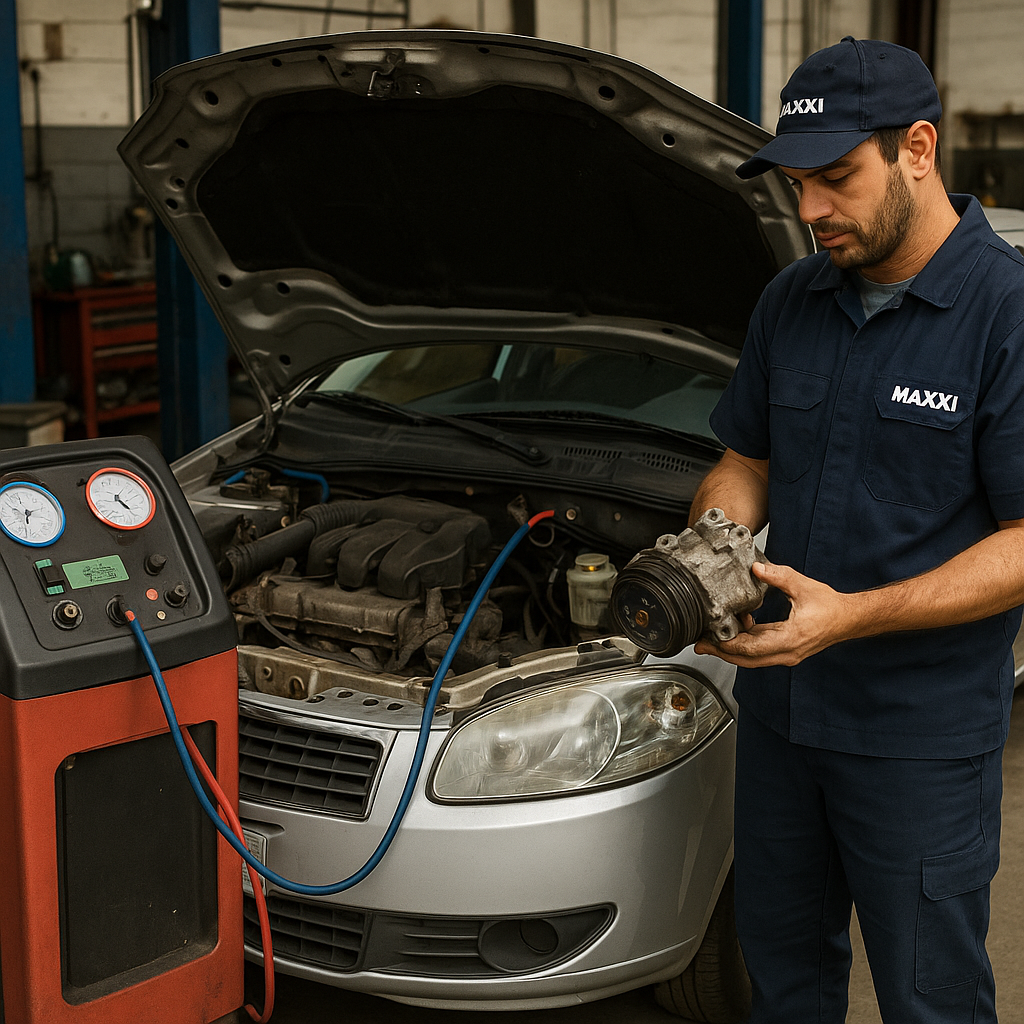 Reparo de compressor do Siena