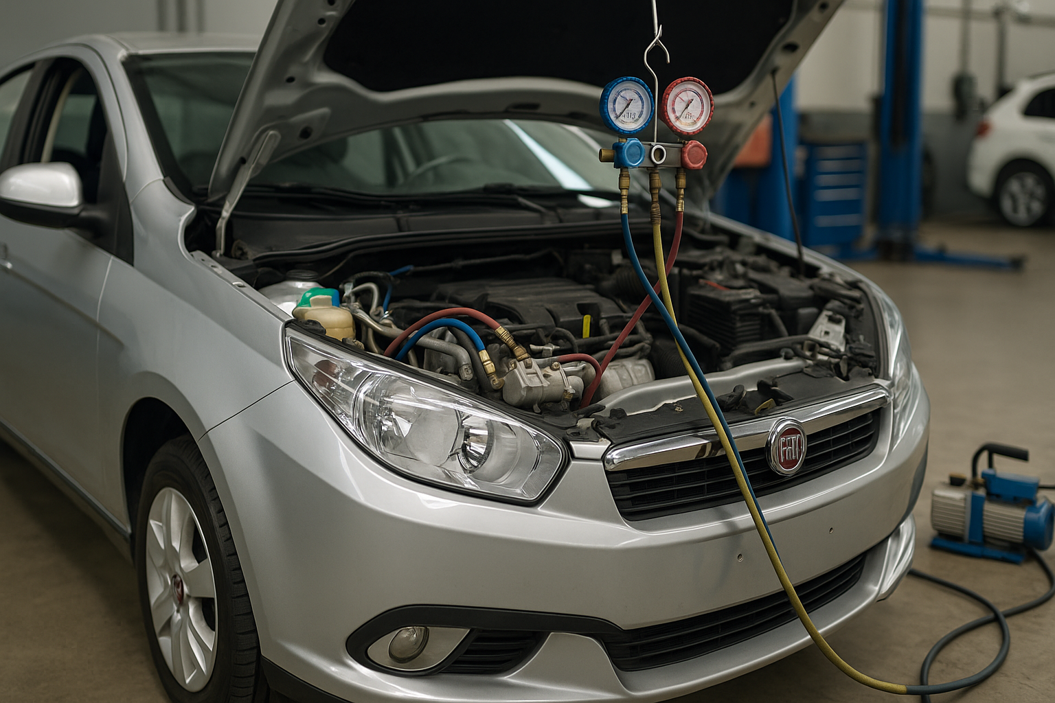 Siena compressor ruim no ar-condicionado