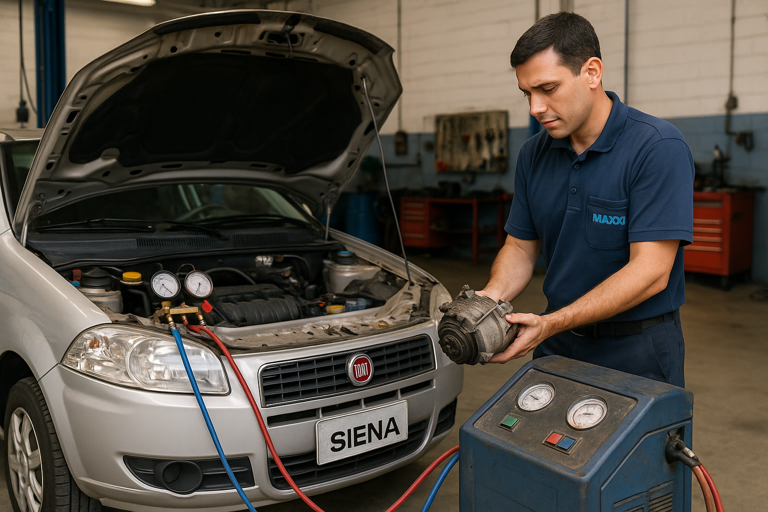 Higienização de ar-condicionado Siena