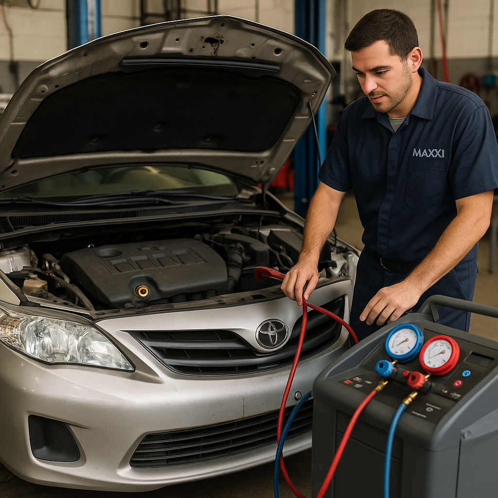 Higienização do sistema de ar-condicionado automotivo